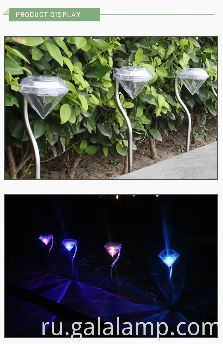 Жизненный водонепроницаемый светодиодный светодиод на солнечной энергии для садового декора